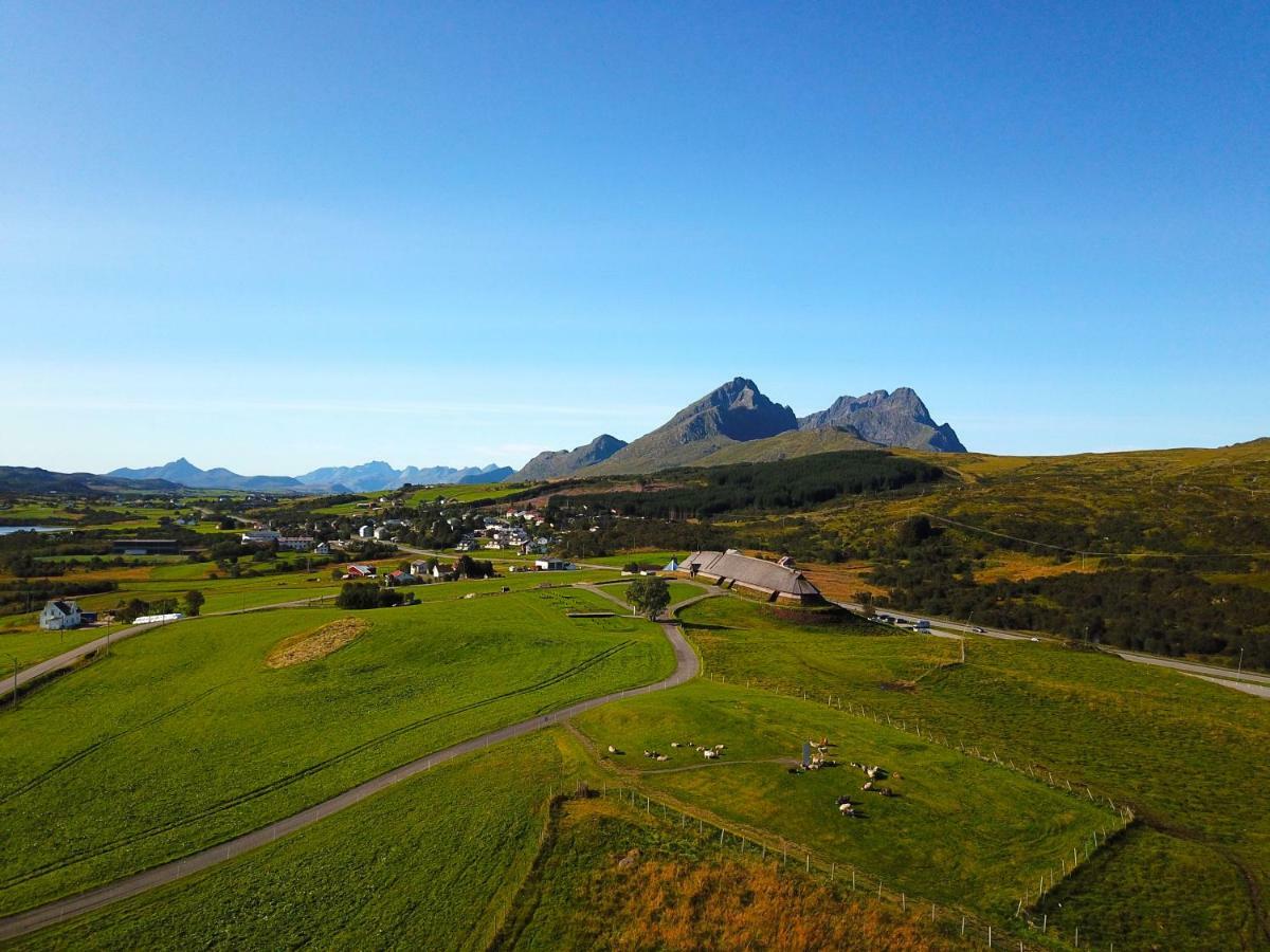 Midnight Sun View Lofoten Leknes Buitenkant foto