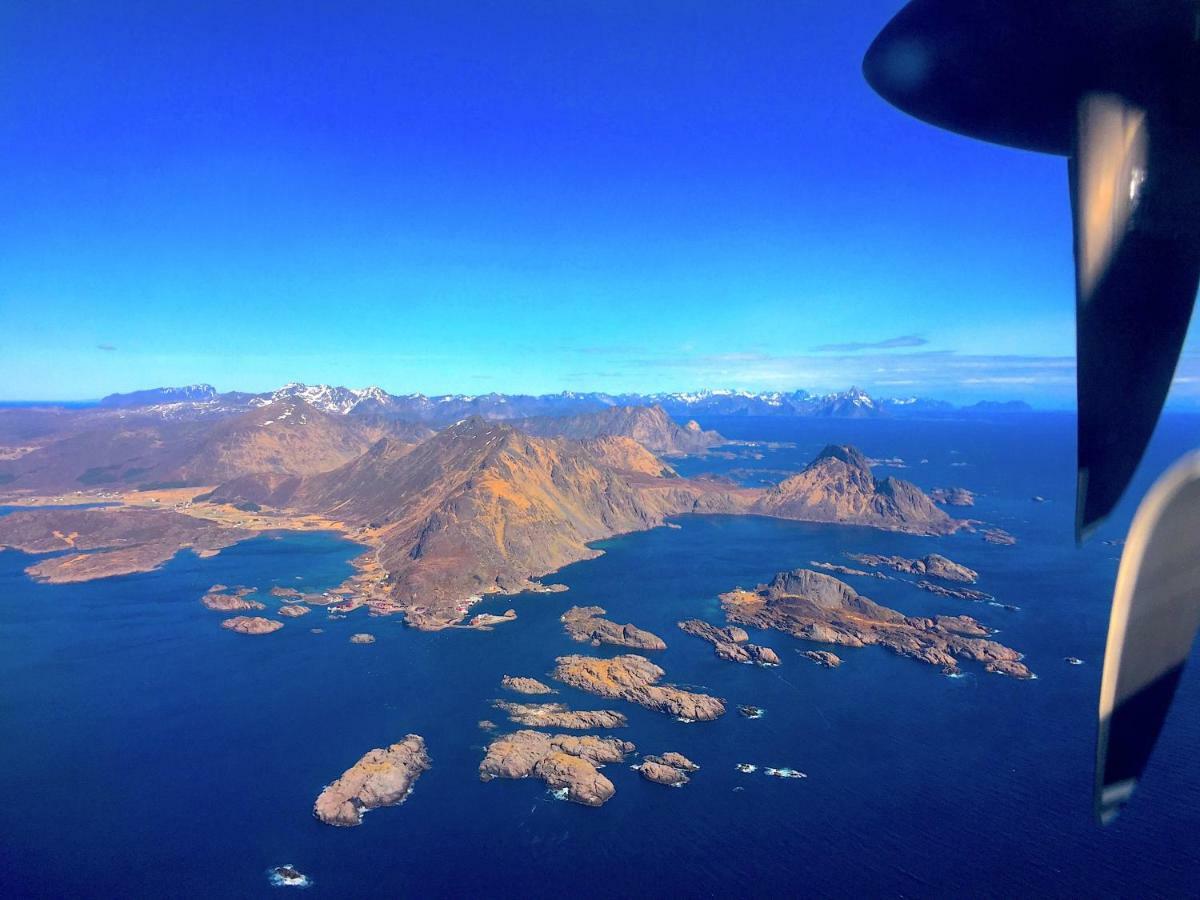 Midnight Sun View Lofoten Leknes Buitenkant foto