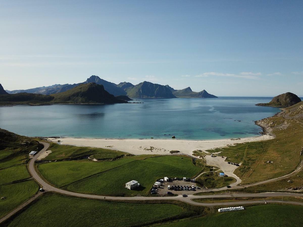 Midnight Sun View Lofoten Leknes Buitenkant foto