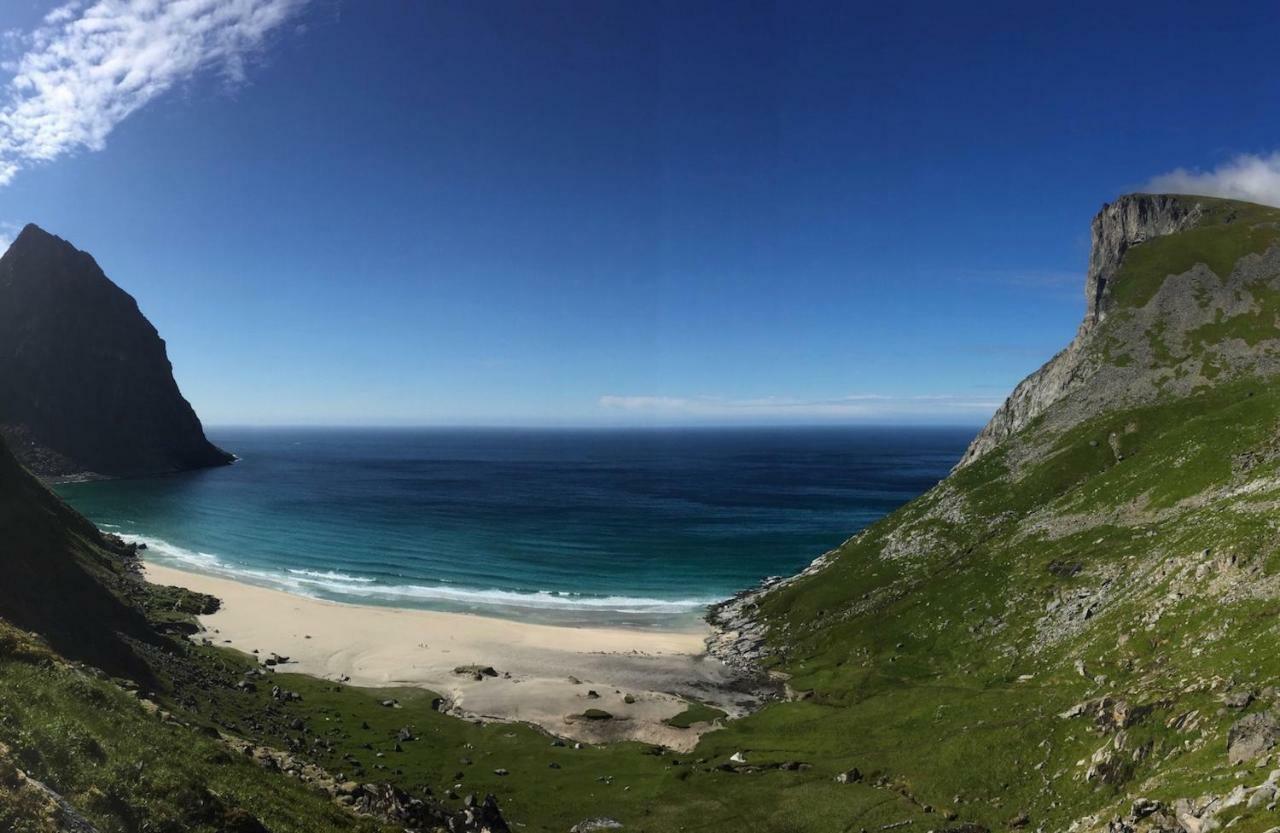 Midnight Sun View Lofoten Leknes Buitenkant foto