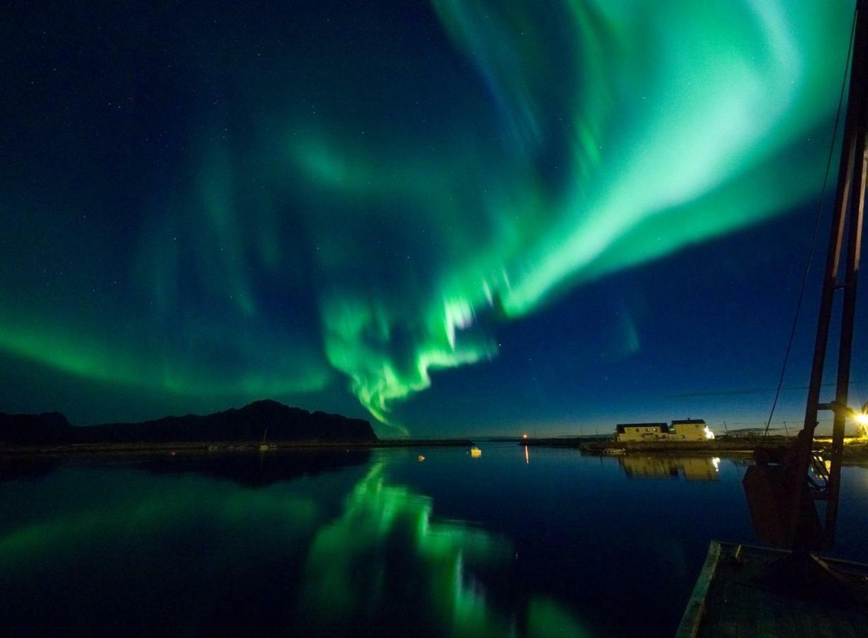 Midnight Sun View Lofoten Leknes Buitenkant foto